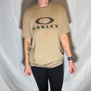Oakley Tan Short Sleeve Logo Tee